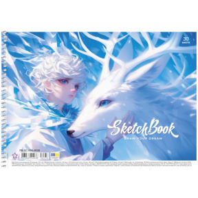 Album pentru schițe А4, 30 foi, 100gr/m2, Star