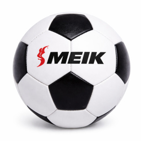 Minge de fotbal Size 4 din PVC, alb-negru