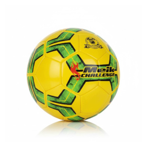 Minge de fotbal Size 5 Machine-Stitched galben-verde