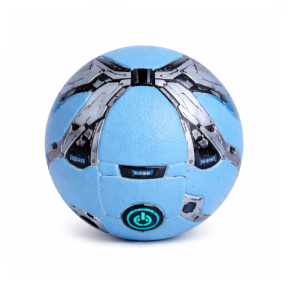 Minge de fotbal Size 2 PVC, albastru deschis