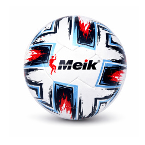 Minge de fotbal Size 5 TPU Grainy Surface, alb