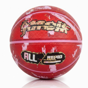 Minge de baschet Size 7 High-Foam Rubber, roșie
