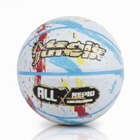 Minge de baschet Size 7 High-Foam Rubber, albă