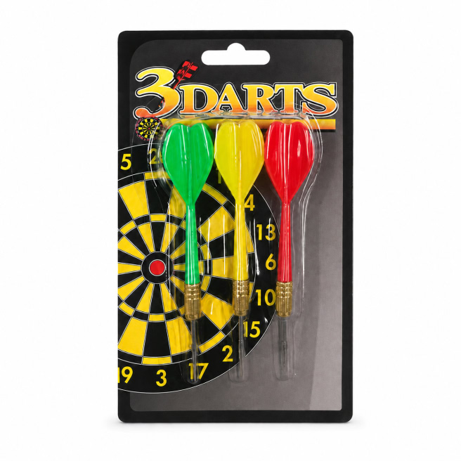 Darts (3 buc.), plastic colorat
