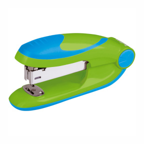 Capsator Berlingo plastic (capse №24/6, 26/6), 25 foi, "Fuze", verde