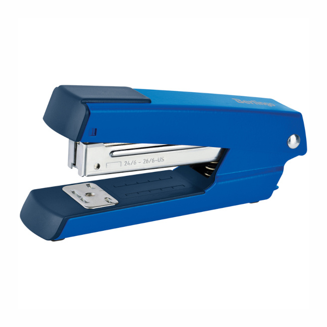 Capsator Berlingo plastic (capse №24/6, 26/6), 30 foi, "Power TX", albastru