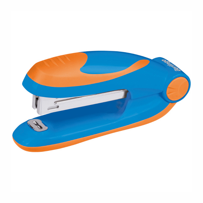 Capsator Berlingo plastic (capse №10), 15 foi, "Fuze", albastru