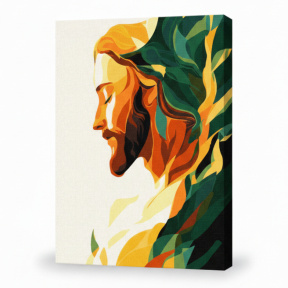 Credință eternă, 30x40 cm, pictură pe numere