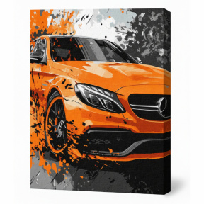 Яркая мощь, 30х40 см, картина по номерам