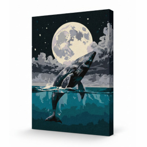 Salt spre cer, 30x40 cm, pictură pe numere