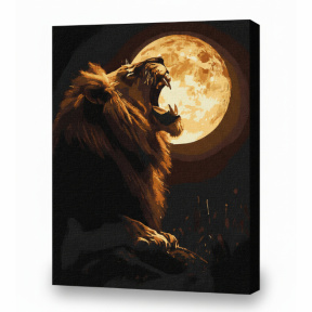Prădător nocturn, 30x40 cm, pictură pe numere