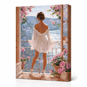 Peisaj incredibil, 40x50 cm, pictură pe numere