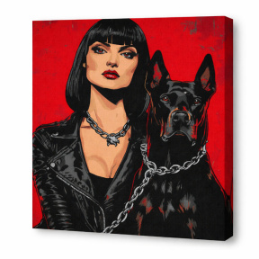 Periculoși, 40x40 cm, pictură pe numere