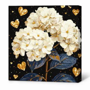 Flori minunate, 40x40 cm, pictură pe numere