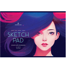 Альбом для рисования 24л., А4, на скрепке Greenwich Line "Creativity is in you", 120г/м2