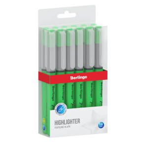 Pensulă evidențiatoare Berlingo Textline HL470 verde, 1-6 mm