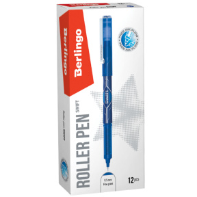 Ручка-роллер Berlingo "Swift" синяя, 0,5мм