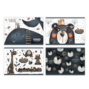 Альбом для рисования 32л., А4, на скрепке BG "Нарисуй сказку", эконом