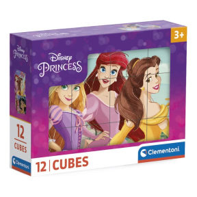 Cuburi Clementoni "Disney Princess", 12 buс