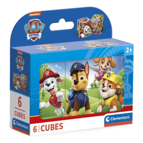 Cuburi Clementoni "Paw Patrol", 6 buc.