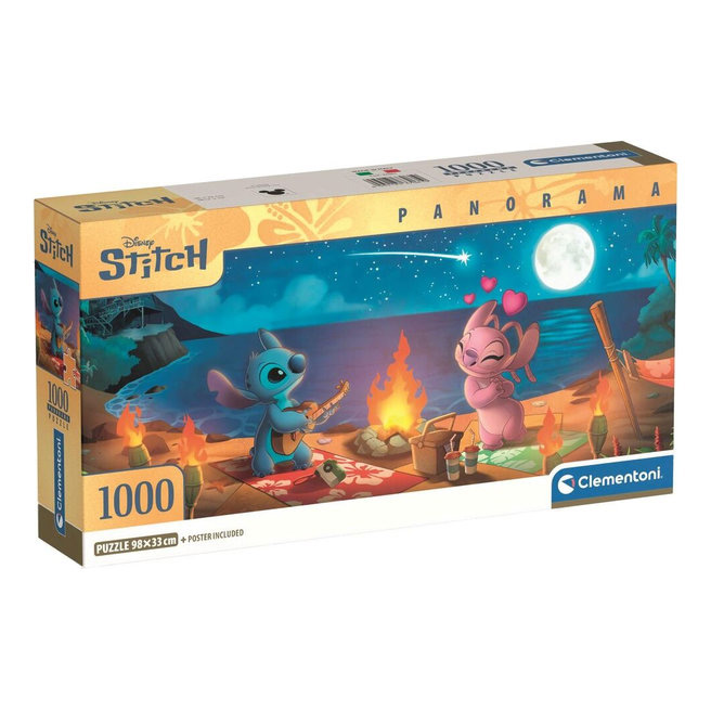 Puzzle Clementoni "Panorama Disney Stitch" , 1000 piese