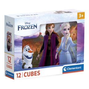 Cuburi Clementoni " Frozen", 12 buc