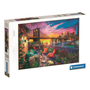Пазл Clementoni "Закат из Манхэттенского балкона ", 3000 элементов