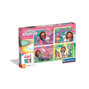 Puzzle Clementoni  „Casa de păpuși a lui Gabby”, 72 de piese