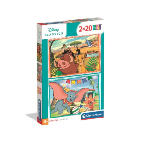 Puzzle Clementoni Disney Classic 2026, 2 puzzle-uri a câte 20 de piese