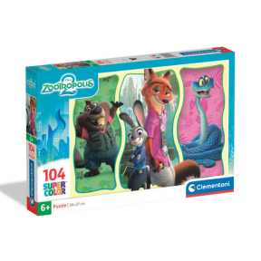 Puzzle Clementoni "Zootopia 2" 2025, 104 piese