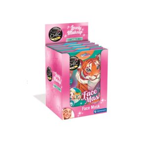 Masca faciala din tesatura Clementoni Crazy Chic "Animale dragute", hidratanta