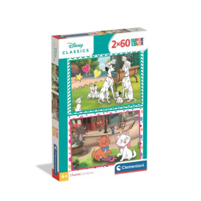 Puzzle Сlementoni  Disney Classic 2026, 2 puzzle-uri a câte 60 de piese