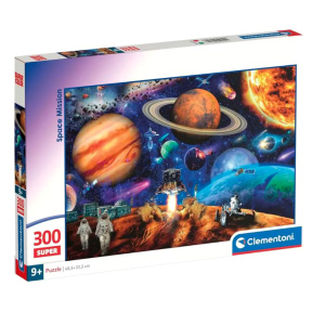 Puzzle Clementoni  „Super misiune spatiala”, 300 de piese
