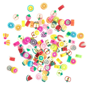 Mărgele din lut polimeric „Fructe suculente”, 100 buc.