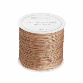 Șnur din nailon 0,8 mm, 50 m, nisipiu
