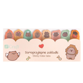Semne de carte index „Capybara”, 8 buc.