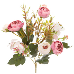 Flori decorative Camelia, roz, 29 cm