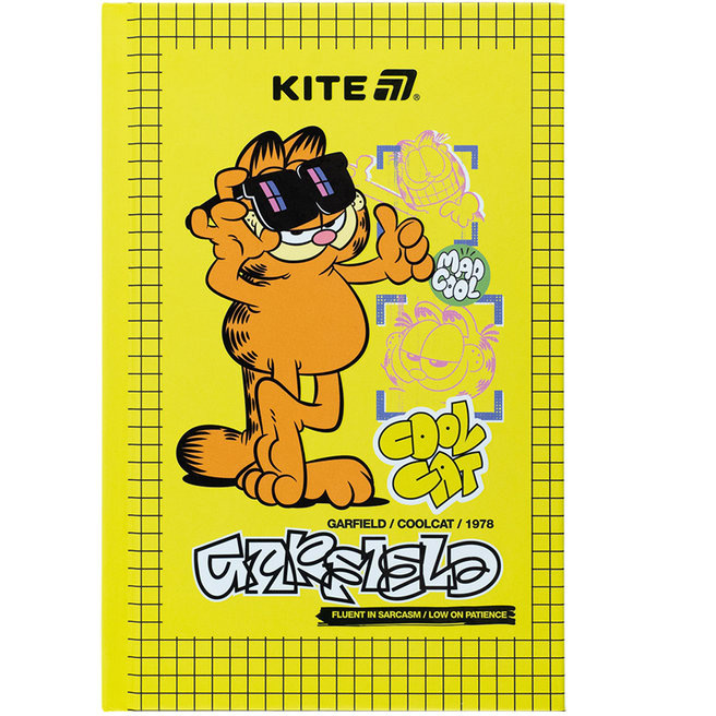 Carnet notite A6 patratele 80 foi Kite cop.tare Garfield Retro/Classic