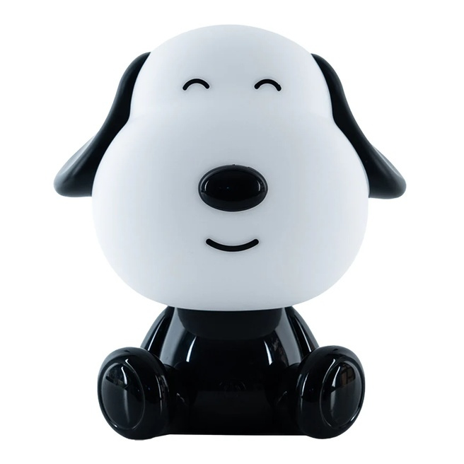Lampa de noapte KITE LED cu baterie, Doggy, alb-negru