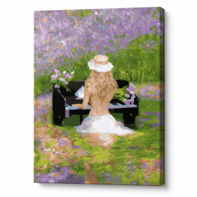 Muzica florilor, 30х40 cm, pictură pe numere