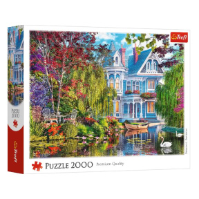 Puzzle Trefl House by the Lake, 2000 piese