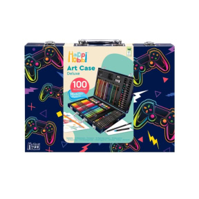HappiHobbi Art Case AS Kids Deluxe Videogame 100 Accessories