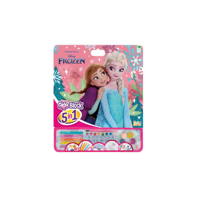 Drawing Set AS Kids Giga Block 5 In 1 Frozen Icy Adventure