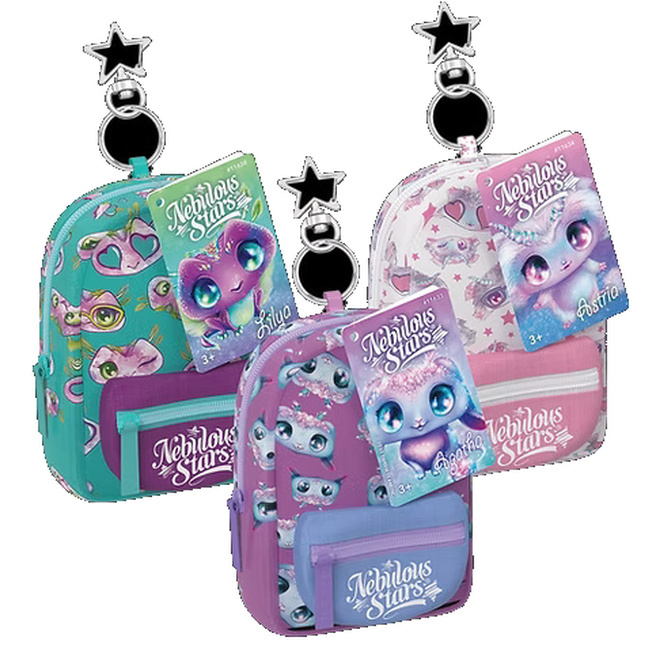 Mini ruczac echipat cu articole de papetarie Nebulous Stars