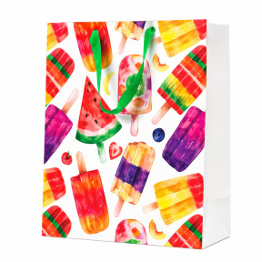 Pungă cadou (M), 20 × 25 × 10 cm, Ice Cream