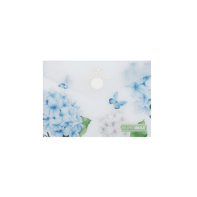 Mapa-plic A7 Buromax ARABESKI, transparent cu buton