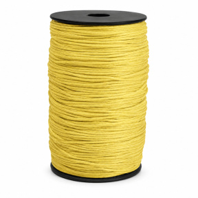 Șnur satinat 2 mm, 120 g, galben