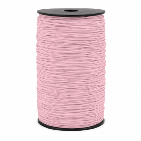 Șnur satinat 2 mm, 120 g, roz deschis
