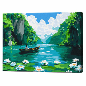 Unde domneste pacea, 30x40cm, pictura pe numere