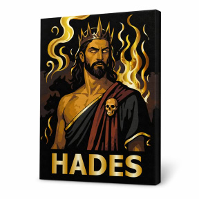 Hades, 30x40cm Black, pictura pe numere